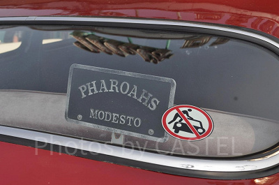 USJメルズドライブインのにの登るのは禁止!の標識