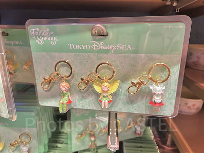 キーチェーンセット(フェアリー・ティンカーベルのビジーバギーグッズ)