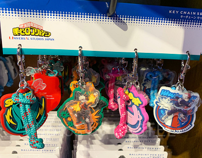 キーチェーンセット（USJ×ヒロアカグッズ）