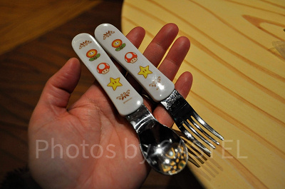 キッズメニューのカトラリー