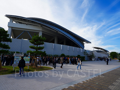 神戸須磨シーワールドアクセス：国道の先に須磨海浜公園がすぐ見える！