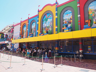 レゴランドのチケットブース