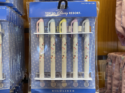 ラインマーカー〈マイルドライナー〉セット（ディズニーカチューシャ柄グッズ）