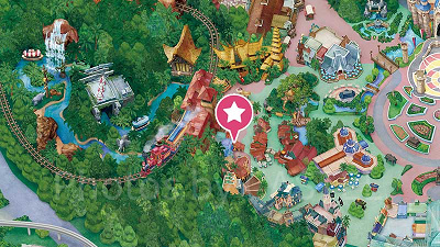 アドベンチャーランド・バザールの場所