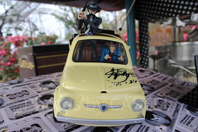 ルパン声優の栗田貫一さんサイン入りルパン三世ポップコーンバケツ