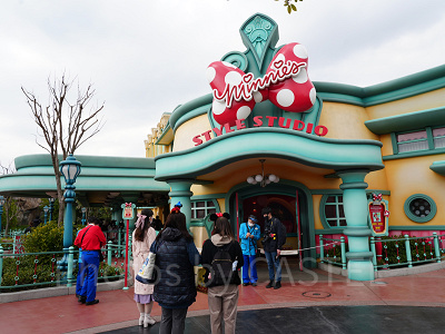 3月ディズニーランド混雑レポ:ミニーのスタイルスタジオ