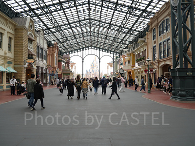 3月ディズニーランド混雑レポ:朝のワールドバザール