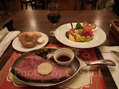 3月ディズニーランド混雑レポ：ザ・ダイヤモンドホースシューのメニュー