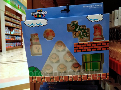 マリオキャラクターのつみピクセルフィギュア