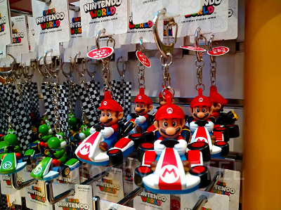 マリオカートのキーホルダー