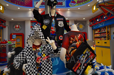 マリオモーターズのディスプレイ