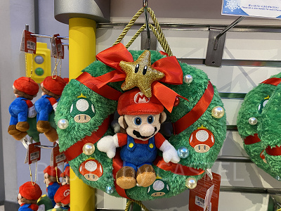 マリオのぬいぐるみリース（USJクリスマスグッズ2023）