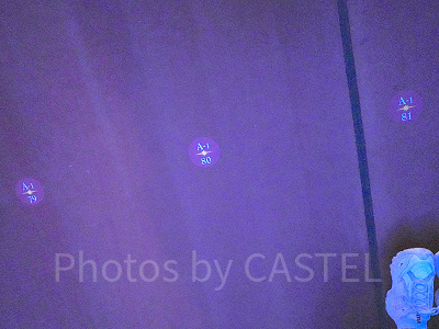 エレクトリカルパレードの鑑賞位置の印