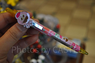 モッピーのマスコット付きシャープペン