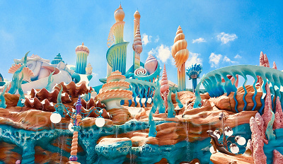 ディズニーシーのマーメイドラグーン