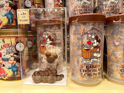 ミッキー型クランチチョコレート