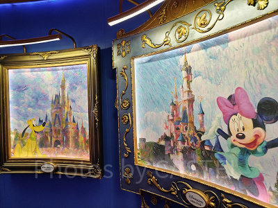 上海ディズニーランドのミッキーグリーティング:内装