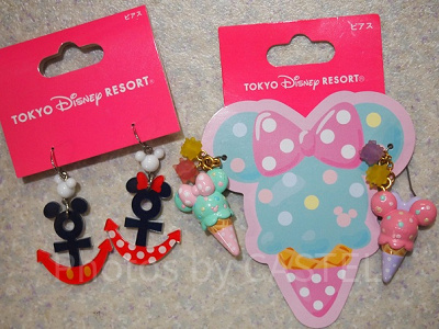 ミッキーミニーピアス