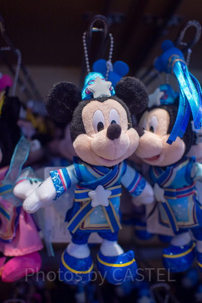 ディズニーストア限定ピンバッジ 七夕 2005 4個セット ミッキー