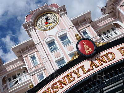 ディズニーランドパリのミッキーの時計