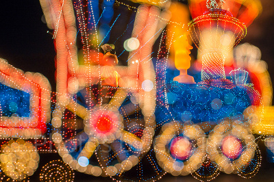 ミッキーのドリームライツ・トレイン(多重露光)