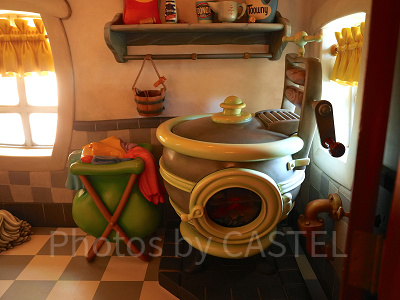 ミッキーの家のランドリールーム