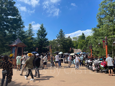 ミッキーのマジカルミュージックワールドの自由席の待ち列 2022年9月4日(日)