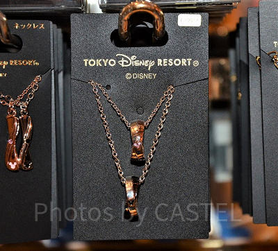 ミッキーのペアネックレス（ダブルリング）