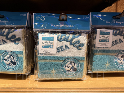 ミニタオル(ディズニーシー25周年グッズ)