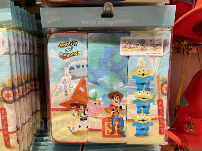 ミニタオルセット(トイ・ストーリー×東京ディズニーリゾートグッズ)
