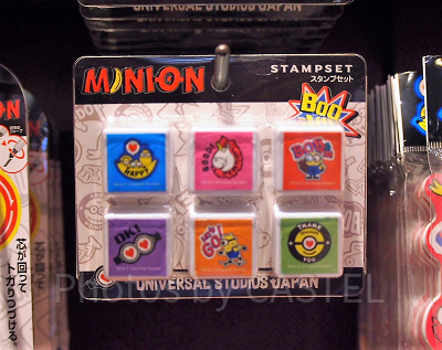 ミニオンワッペンスタンプセット（6個）