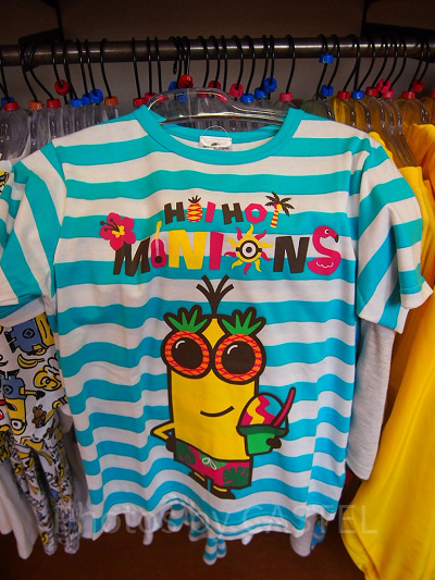 ミニオンの常夏ストライプTシャツ