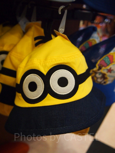 ミニオンのキッズハット（日よけ付き）