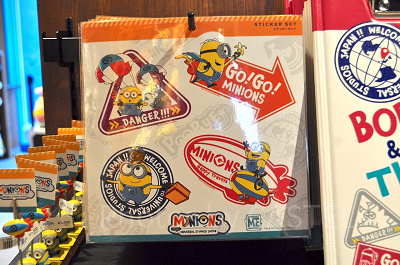MINIONS TRAVELステッカーセット