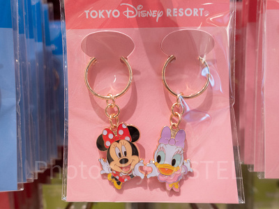 ミニー＆デイジーペアキーホルダー