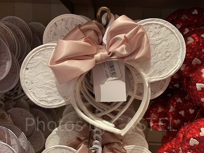 ミニーリボンレースカチューシャ(ホワイト)