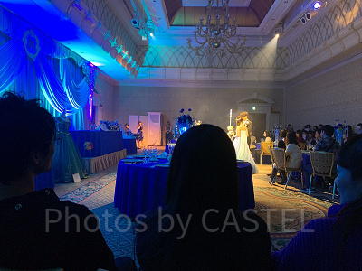 模擬披露宴の様子