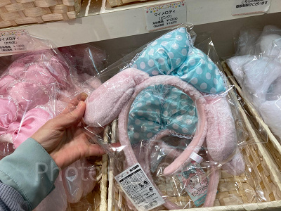 マイメロディのカチューシャ 水玉