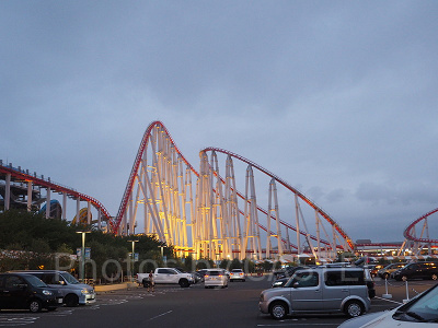 夜のナガシマスパーランド