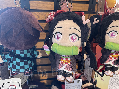 禰豆子ぬいぐるみキーチェーン(USJ×鬼滅の刃 刀鍛冶の里編&柱稽古編グッズ)