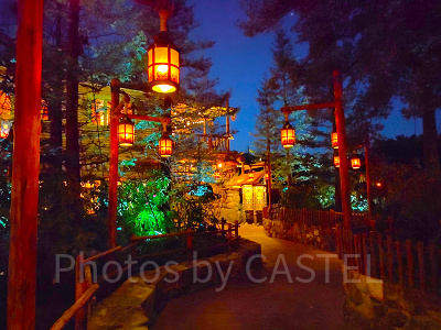 キャンプ・ウッドチャックの夜景