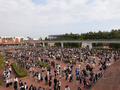 ノースゲート：8時30分頃撮影