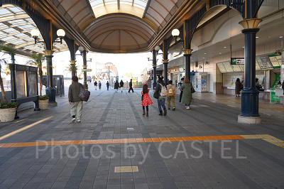11月ディズニーランド混雑レポ：舞浜駅改札前（7:00頃）