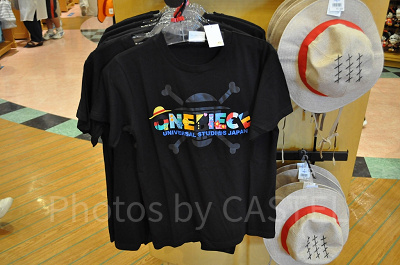 ワンピース刺繍ロゴ入りTシャツ