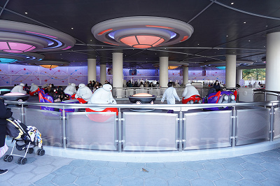 「ベイマックスのハッピーライド」の全体の様子