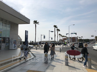 P3:江ノ電駐車センター駐車場入口