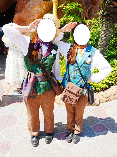 ピーターパンのネバーランドアドベンチャーのキャストコスチューム