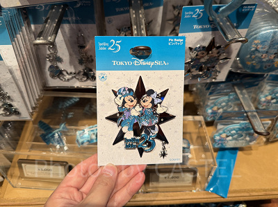 ピンバッジ(ディズニーシー25周年グッズ)