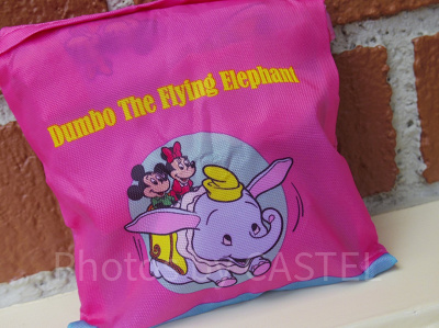 ピンクエコバッグ畳んだ状態