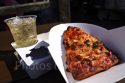 ボードウォーク・スナックのピザ